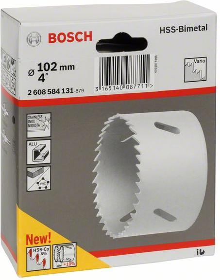 Produktbild Bosch Professional Zubehör Lochsäge HSS-Bimetall für Standardadapter, 102 mm, 4-Zoll (102 mm)