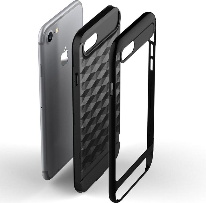 Actual product image König Design Apple iPhone 8 Case Mobile Cover Protective Case Bumper Black (Apple iPhone 8)