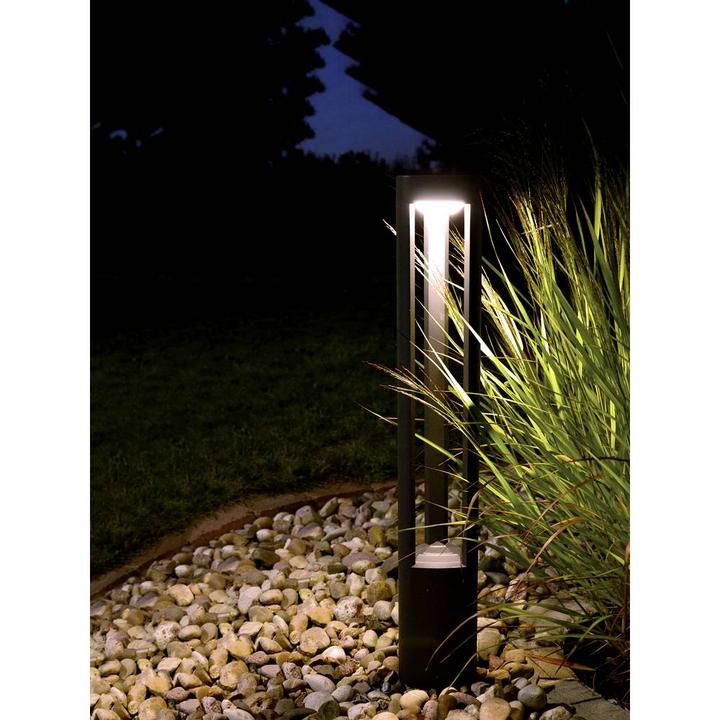Actual product image Heitronic LED floor lamp MARYLAND LED, 9W, warm white, IP54 (250 lm, IP54)