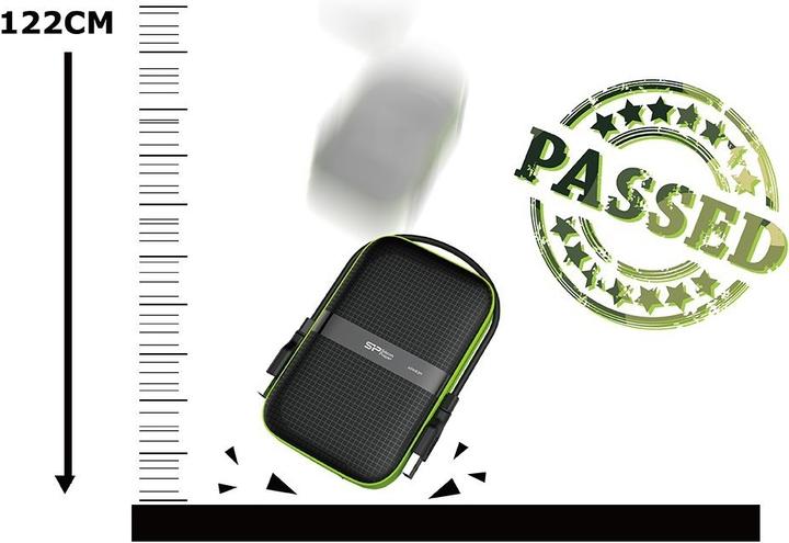Immagine prodotto Silicon Power Armor A60 5TB USB 3.0 2.5 SP050TBPHDA60S (5 TB)