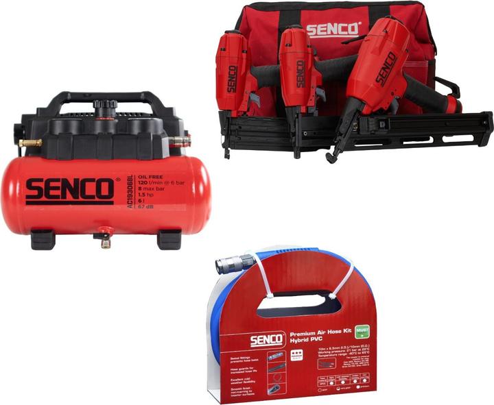Senco AC19306BL-EU. AIR COMPRESSOR 230V 6L (8 bar, 6 l)