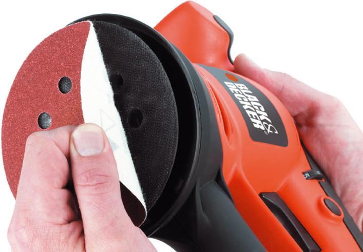 Image du produit Black & Decker Ponceuse orbitale aléatoire KA191EK (Ponceuse excentrique, 480 W)