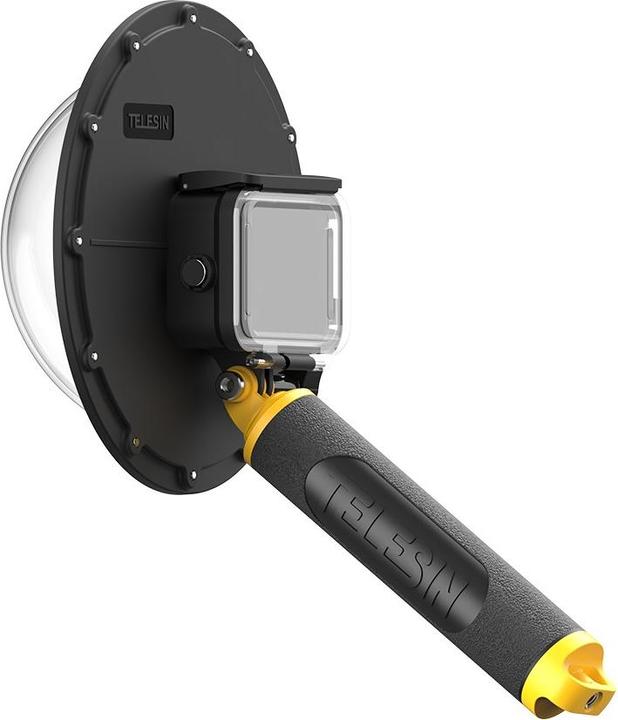 Productafbeelding Telesin Onderwaterbehuizing Dome Port voor GoPro Hero 9 (GP-DMP-T09) (Hero 11 Zwart, Hero 9 Zwart, Hero 10 Zwart, Held 12)