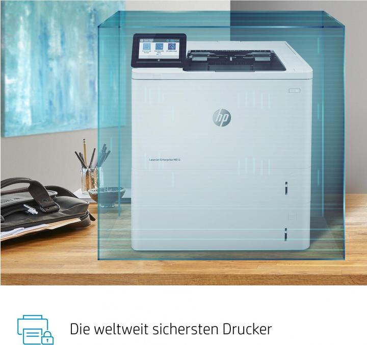 Actual product image HP LaserJet Enterprise M612dn (Laser, Black and white)