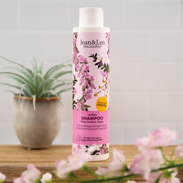Actual product image Jean & Len Aufbau (300 ml, Liquid shampoo)
