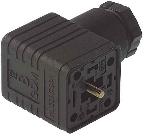 Actual product image Hirschmann Peres cable socket GDM 2009 sw Sensor-actuator connector 4002044187842