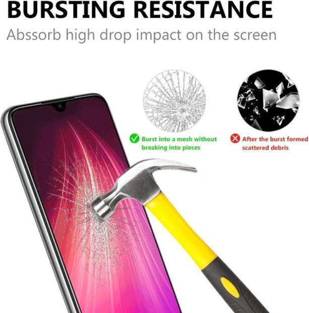 Actual product image MU Budget Protective glass screen protector (1 Piece, Xiaomi Redmi Note 8T)
