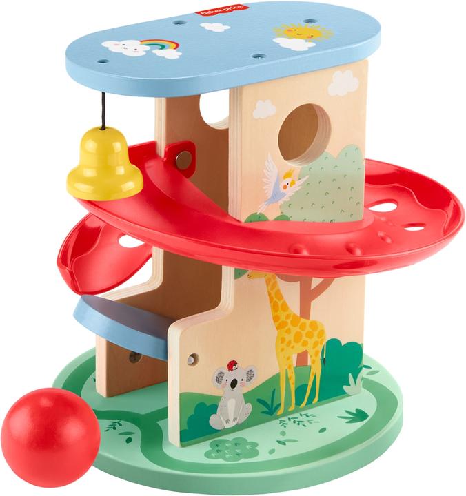 Actual product image Fisher-Price Animal world ball track made of wood