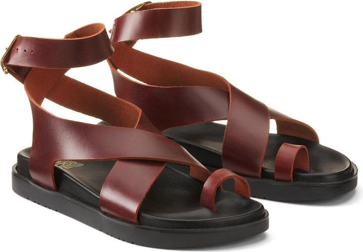 La Redoute Collections Keilsandaletten aus Leder
