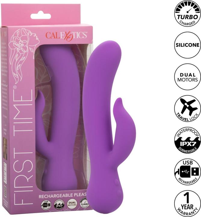 Immagine prodotto CalExotics Vibratore Pleaser Ricaricabile Viola Per La Prima Volta