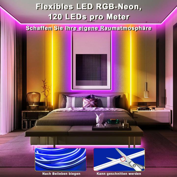 Immagine prodotto LS Neon Strip Set Smart 5m (RGB, 500 cm, Esterno, Interno)