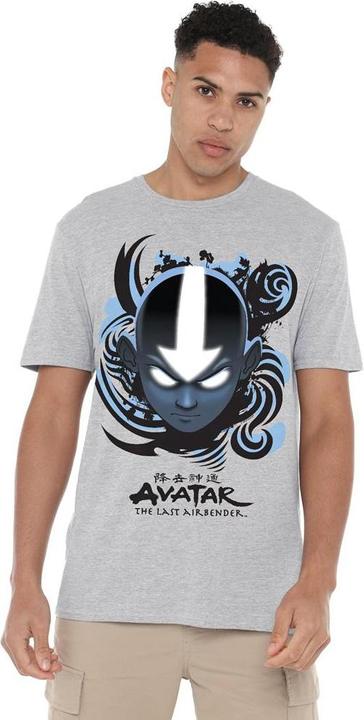 Immagine prodotto Avatar: The Last Airbender Blue and Black Maglietta Kanji Uomo (S)