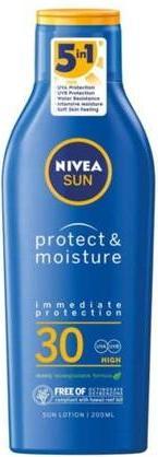NIVEA Sun Protect & Moisture Moisturising Sun L (Sun lotion, SPF 30, 200 ml)