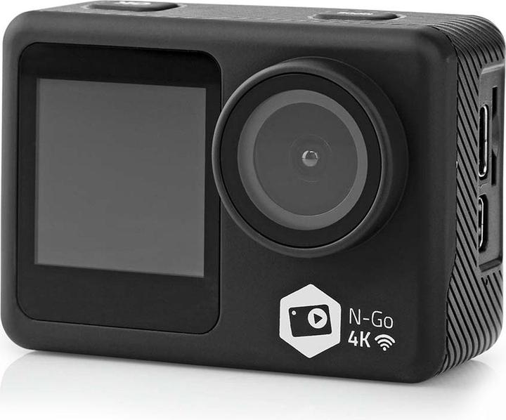 Immagine prodotto Nedis Action Cam | 4K@30fps | 16 MPixel | Impermeabile fino a: 30.0 m | 90 min | Wi-Fi | App disponibile (30p, WiFi)