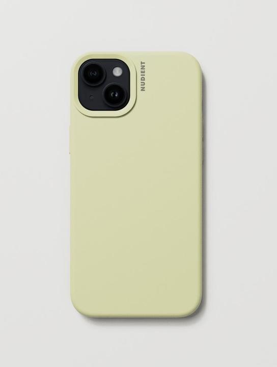 Actual product image Nudient Back Cover Base Case iPhone 15 Plus Pale Yellow (Apple iPhone 15 Plus)