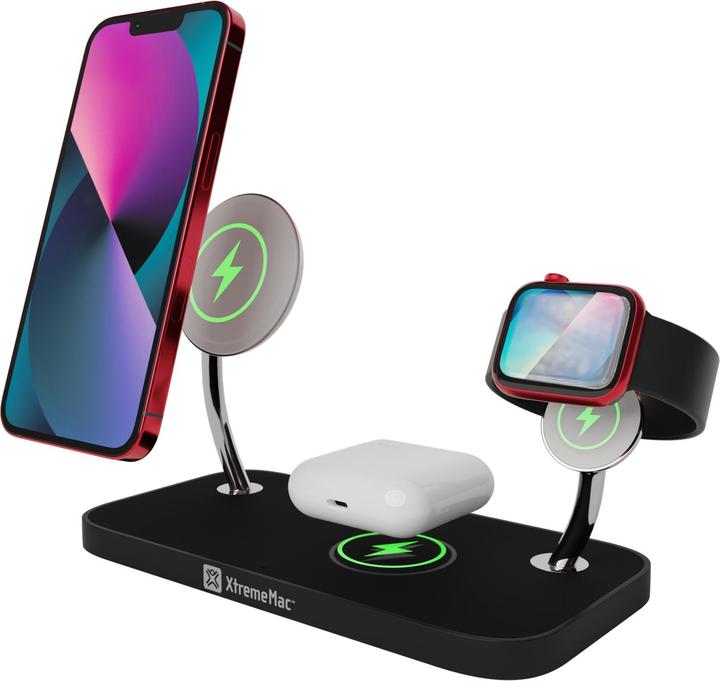 Actual product image XtremeMac 3N1 Wireless Charging Dock (25 W)