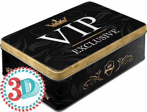 Produktbild Nostalgic-Art Merchandising Vorratsdose Flach. Achtung / VIP Exclusive