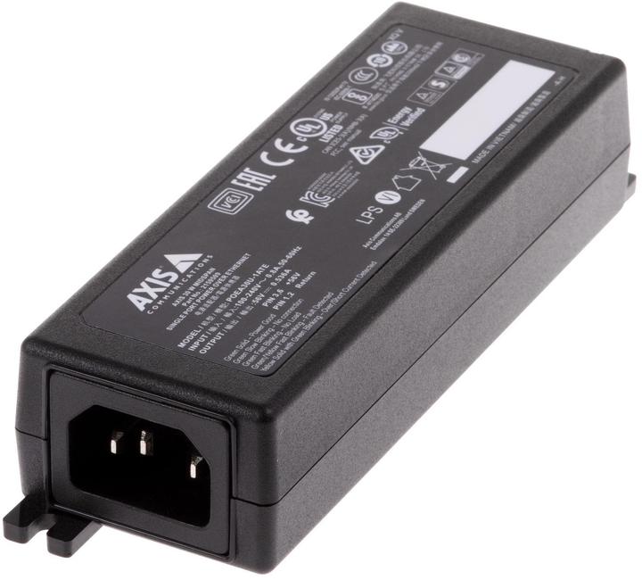 Axis PoE+ Injector 30 W Midspan (802.3at (PoE+), 30 W)
