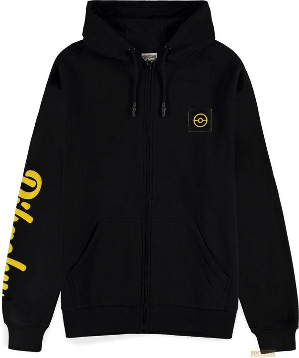 Produktbild Difuzed Pokémon - Pikachu Outline - Men's Zipper Hoodie - XS (XS)