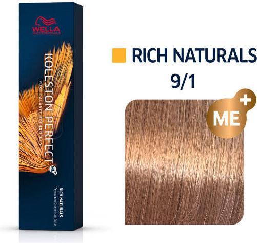 Actual product image Wella Koleston Perfect Me+ Rich Naturals (9/1 Light blond ash)