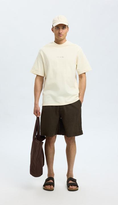 Image du produit Selected Homme Loose Fit Shorts aus Leinengemisch (M)