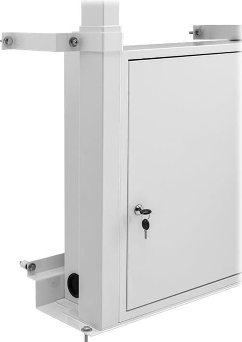Image du produit Hagor Wall Lift Pro Light III Flip, 45 kg, 139,7 cm (55"), Réglage de la hauteur, Gris