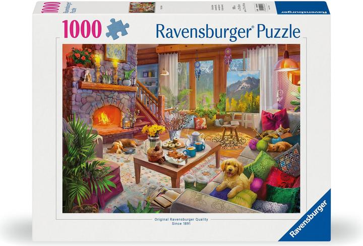 Produktbild Ravensburger Cozy Cabin (1000 Teile)