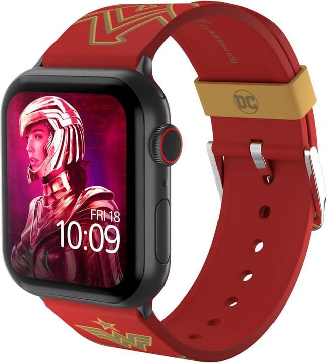 Produktbild Moby Fox DC Comics Smartwatch-Armband Wonder Woman 1984: Crimson Armor (Silikon, Apple Watch, Android)