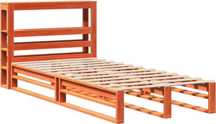 Immagine prodotto VidaXL Letto in legno massiccio Letto in legno Letto pallet con testiera 180x200cm pino (180 x 200 cm)