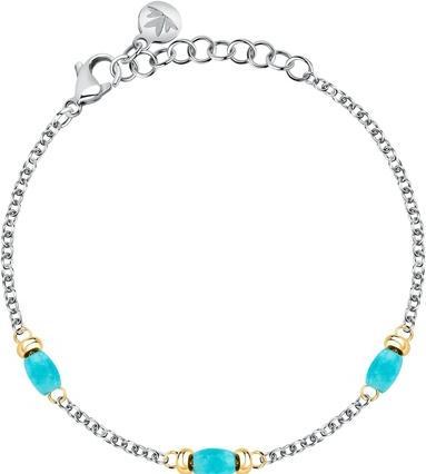 Immagine prodotto Morellato Bracciale bicolore in acciaio con perline Colori SAXQ16 (Acciaio)