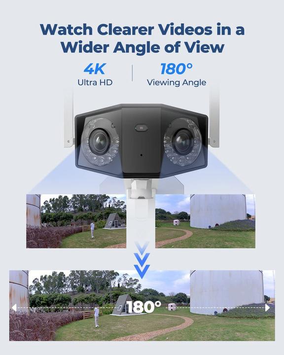Actual product image Reolink Duo 2 WiFi network camera (4608 x 1728 pixels)