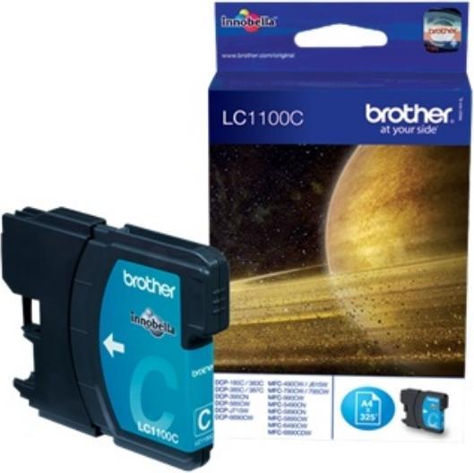 Immagine prodotto Brother LC-1100C cartuccia d'inchiostro ciano 325 pagine ISO/IEC 24711 5,5ml ciano DCP 185 (C)