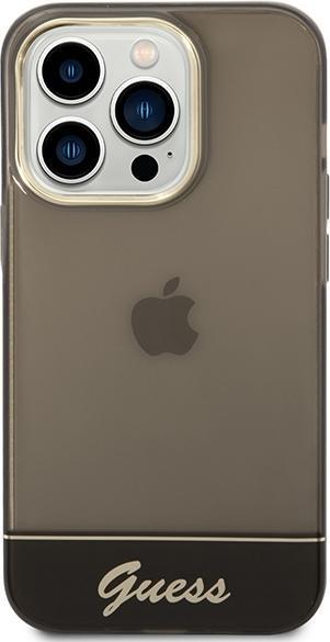 Immagine prodotto Guess GUHCP14LHGCOK Custodia rigida per iPhone 14 Pro 6,1" lucida/nera Traslucida (Apple iPhone 14 Pro)