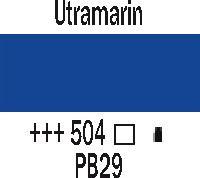 Produktbild Amsterdam Acrylfarbe Standard Series 504 (Ultramarin, 120 ml)