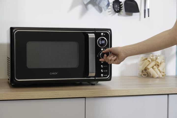 Actual product image Candy Divo G25CMB Flat Surface Microwave with grill 25 L 900 W Black (EU plug, 25 l)