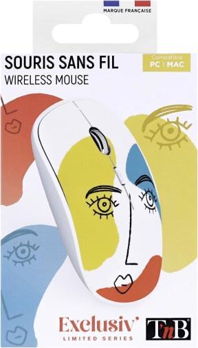 Actual product image T'nB Souris Sans Fil Exclusiv' Art (Blanc) (Wireless)