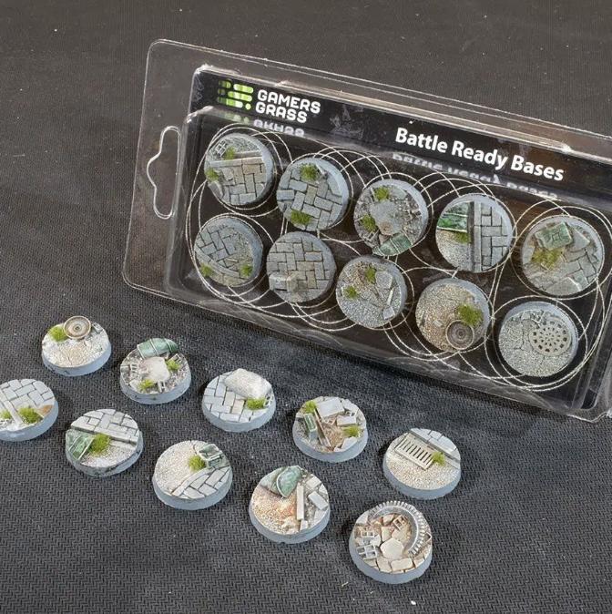 Produktbild Gamers Grass Urban Warfare Bases - Round 50mm (x3) (50 mm)