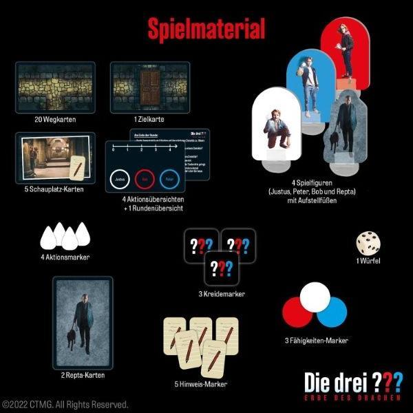 Actual product image Kosmos The Three??? Heir to the Dragon Game for the (German)