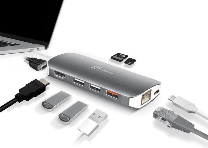 Actual product image j5Create Multi Dock (USB-C, 1 ports)