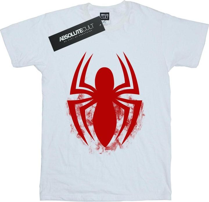 Actual product image Spiderman Mens Logo Cotton T-Shirt (XL)