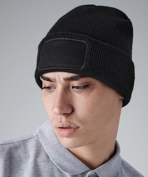 Actual product image Beechfield Unisex Plain Winter Beanie Hat / Headwear (Ideal for Printing)