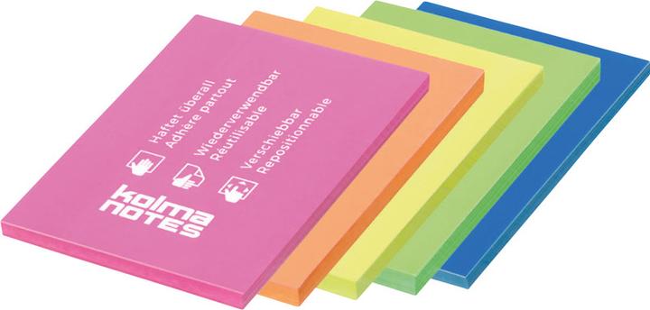 Immagine prodotto Kolma Note adesive Note A7 ad adesione statica assortite (74 x 105 mm)