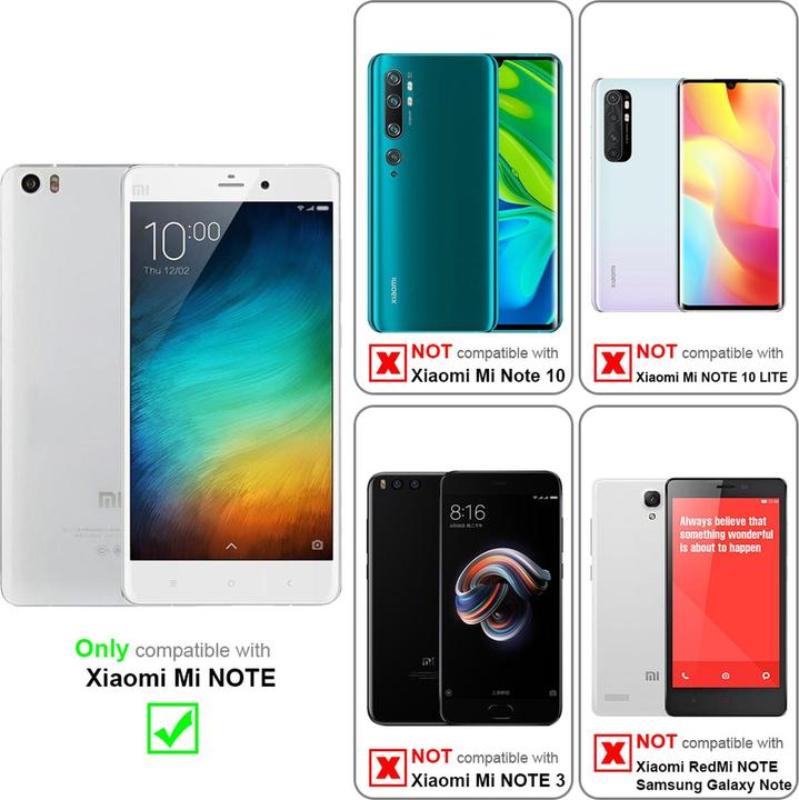 Image du produit Cadorabo Verre de protection d'écran (1 pièce(s), Xiaomi Mi Note)