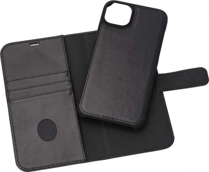 Immagine prodotto Radicover Portafoglio antiradiazioni in pelle vegana 2in1 iPhone 14 PLUS Nero esclusivo (Apple iPhone 14 Plus)
