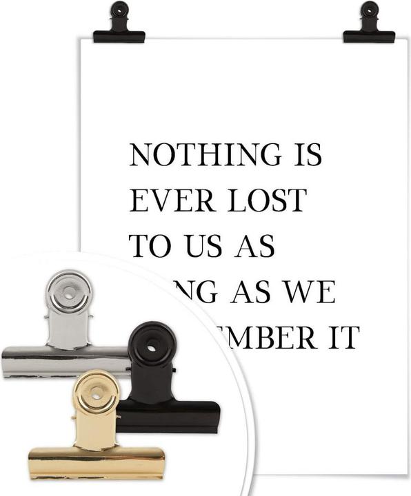 Produktbild Trenddeko Nothing is ever lost... (60 x 80 cm)