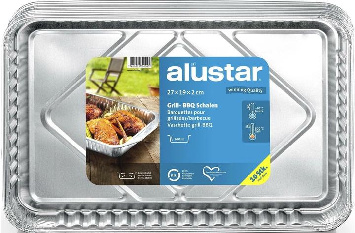 Image du produit Alustar Plateaux de grill et de barbecue sans trous
