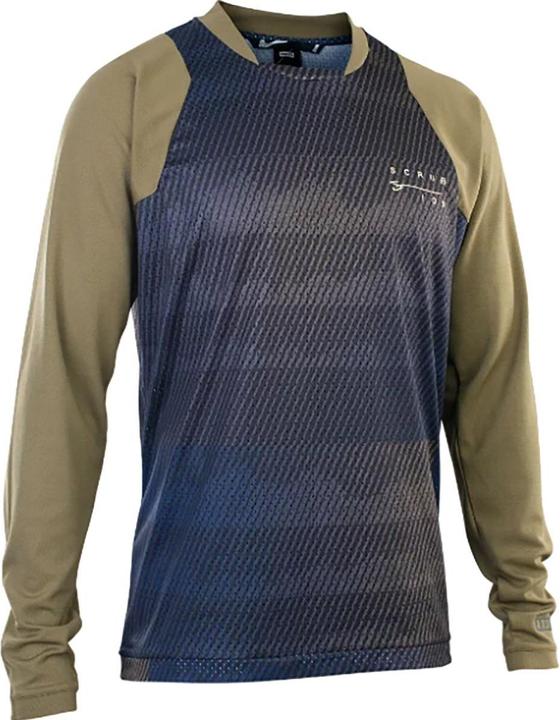 ION Bike Jersey Scrub LS men - dark-mud (48)