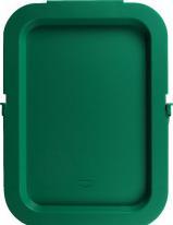 Image du produit Tontarelli poubelle avec anse moda 38l vert/noir (38 l)