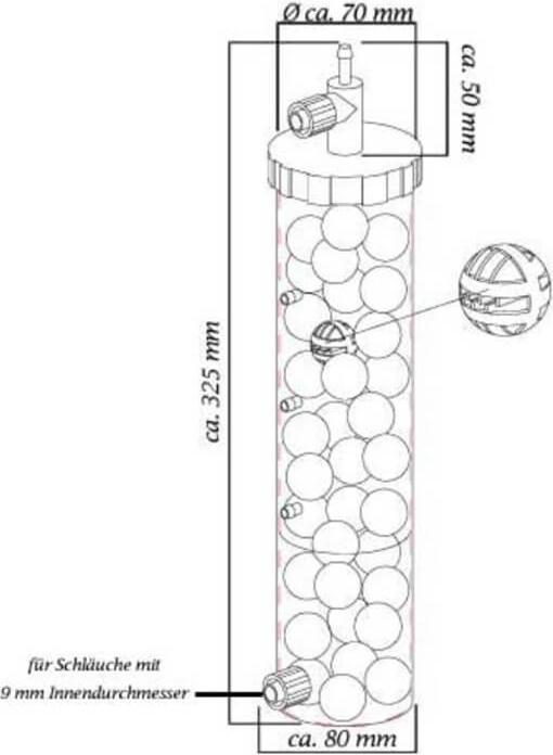 Actual product image Dupla CO2 reactor S