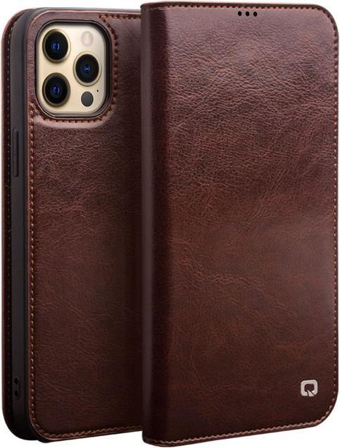Image du produit QiAlino Housse de protection en cuir véritable (Apple iPhone 13 Pro Max)